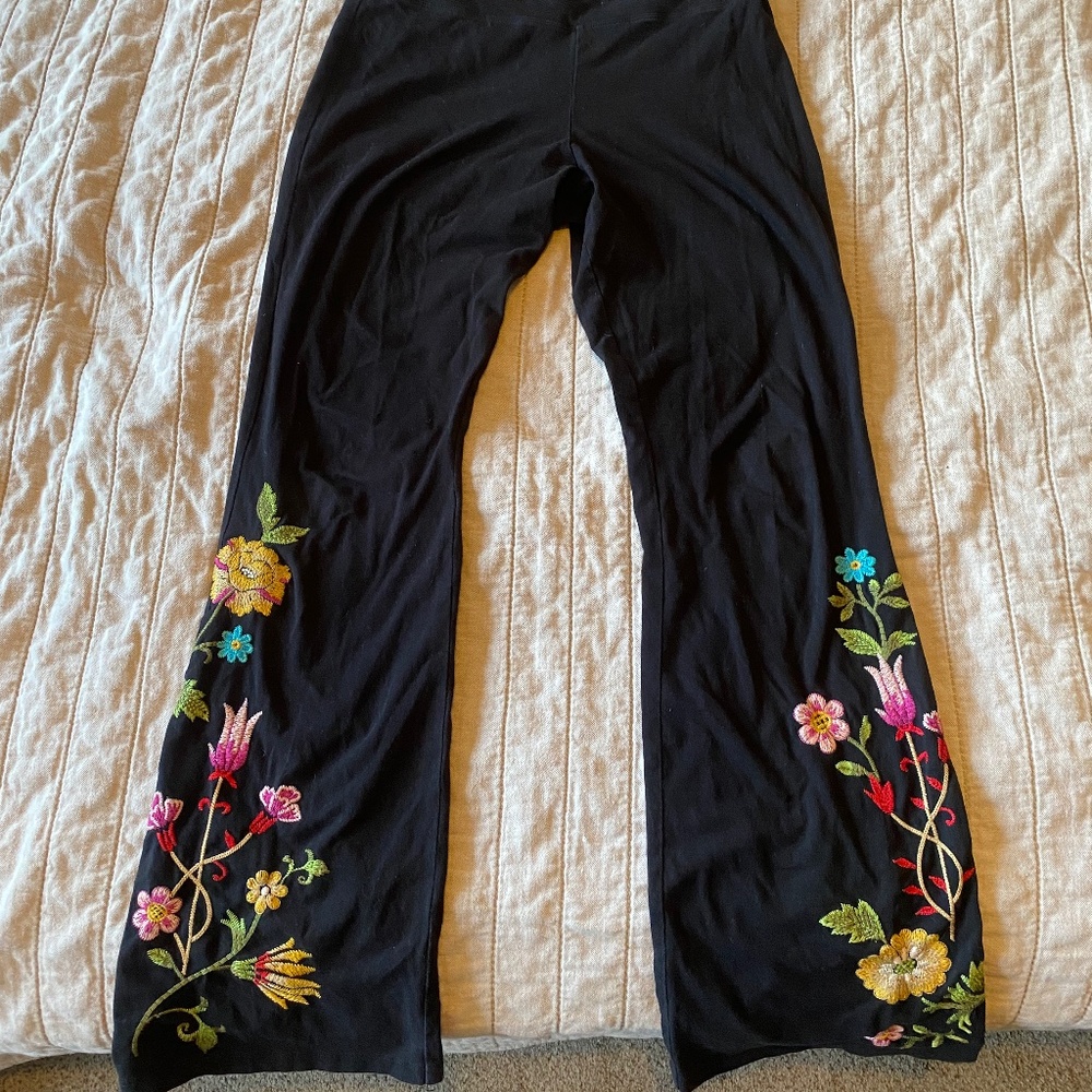 Embroidered yoga pants Johnny Was - Picture 2 of 2